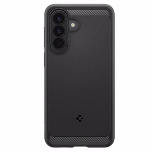 Spigen Rugged Armor dėklas Galaxy A57 5G matinis juodas