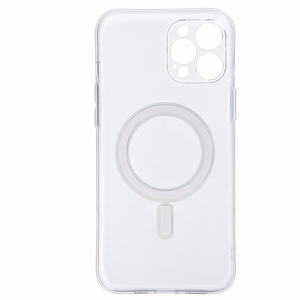 TEL PROTECT MagSilicone dėklas telefonui Iphone 12 Pro Max permatomas