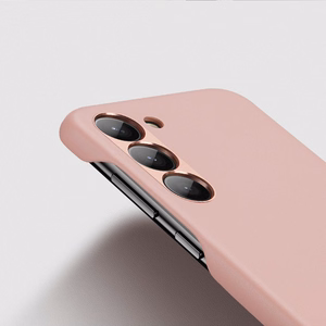 Dux Ducis Grit dėklas Samsung Galaxy S23+ eleganti dėklas iš dirbtinės odos rožinė