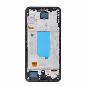 REWA OLED LCD ekranas su rėmeliu, skirtas SAMSUNG A34 5G, juodas