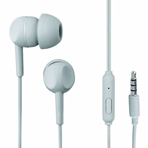 Laidinės ausinės THOMSON Jack 3,5 mm su mikrofonu EAR3005GY pilkos