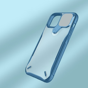 Nillkin Cyclops dėklas iPhone 13 Pro - juodas su kamera apsauga ir sulankstomu stovu