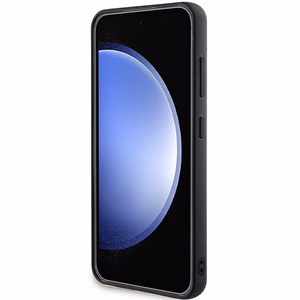 Guess Rhinestone Triangle dėklas telefonui Samsung Galaxy S24 - juodas