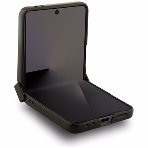 Guess 4G Classic Magnetinis dėklas telefonui Samsung Galaxy Z Flip 7 - ruda