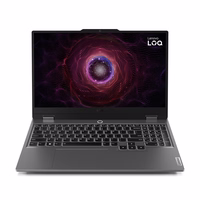 Lenovo LOQ 15ARP9 AMD Ryzen™ 5 7235HS Knyginis kompiuteris 39,6 cm (15.6") „Full HD“ 16 GB DDR5-SDRAM 512 GB SSD NVIDIA GeForce RTX 3050 Wi-Fi 6 (802.11ax) Windows 11 Home Anglų Pilka