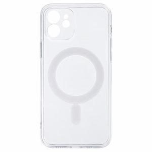 TEL PROTECT Magnetinis silikoninis dėklas Iphone 12 skaidrus