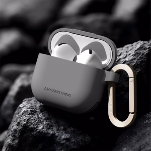 AmazingThing Omni dėklas ausinėms AirPods 4 – tamsiai mėlynas