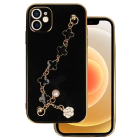 Madingas dėklas telefonui Iphone 11 dizainas 3 juoda