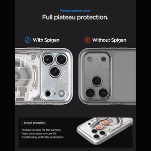 Spigen Ultra Hybrid MagSafe Zero One dėklas iPhone 18 Pro Max / 17 Pro Max, titano spalvos