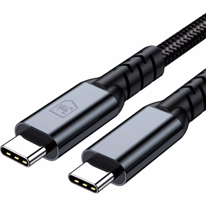 3mk Hyper Cable N-SERIES USB-C / USB-C Thunderbolt 4 2m 48V / 5A 40Gb/s 240W 8K60Hz - juodas