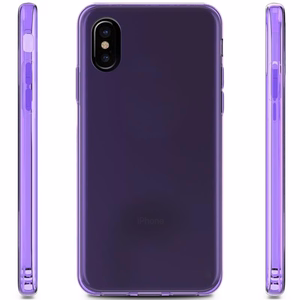 Zizo TPU dėklas, skirtas iPhone X, violetinis