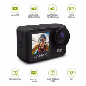 LAMAX W9.2 4K Wi-Fi veiksmo kamera, 20 Mpx