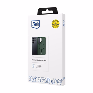 3mk Smoke MagCase для Samsung Galaxy S25 Ultra зелёно-полупрозрачный