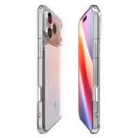 Spigen Ultra Hybrid "T" Magnetinis dėklas telefonui iPhone 17 Pro Max - Skaidrus ir baltas
