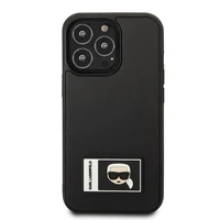 Karl Lagerfeld Ikonik Patch dėklas iPhone 13 Pro Max - juodas