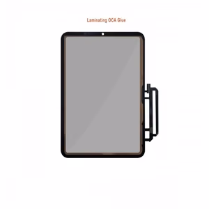 Lietimui jautrus stikliukas skirtas "Pro+" Apple iPad Mini 6 (2021) / juodas / stiklas + OCA XH 250um