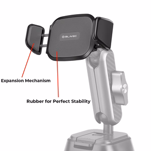 Blavec Car holder BH-04 aluminum to windshield (BH04-WSB) black