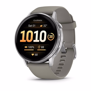 Išmanusis laikrodis Garmin Venu 4 45mm sidabrinis/pilkas