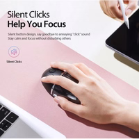 Dux Ducis "CM" belaidė Bluetooth pelė balta / skaidri