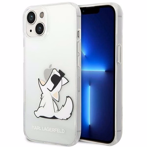 Karl Lagerfeld KLHCP14MCFNRC iPhone 14 Plus 6.7 "kietas dėklas skaidrus/permatomas Choupette Linksmybės