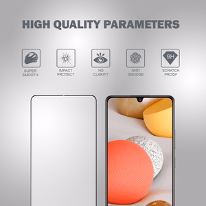 Crong 3D Armor Glass Full Glue 9H grūdintas apsauginis ekrano stiklas, skirtas Samsung Galaxy A42 5G