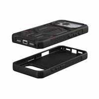 UAG Urban Armor Gear dėklas MONARCH PRO suderinamas su MagSafe iPhone 17 Pro kevlaras juodas