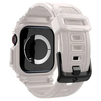 Spigen Rugged Armor „Pro“ dirželis Apple Watch 10 (46MM) - smėlio spalvos