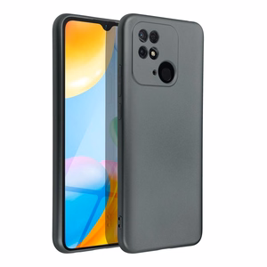 Metalinis dėklas telefonui XIAOMI Redmi 10C pilkas