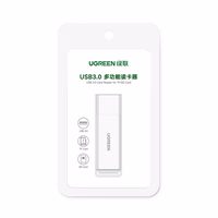 Atminties kortelių skaitytuvas Ugreen CM104 USB-A 3.0 to TF/SD (40752) juodas