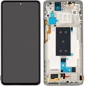 LCD ekranas Xiaomi 11T 5G su jutikliniu ekranu su rėmeliu Moonlight White/sidabrinis originalus (service pack)