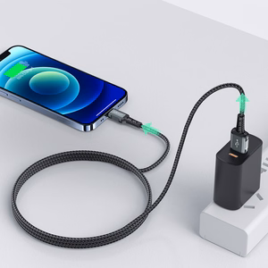 Acefast кабель MFI USB - Lightning 1.2m, 2.4A чёрный (C1-02 black)