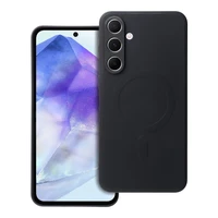 SILICONE MAG COVER dėklas telefonui suderinamas su Magnetiniu SAMSUNG A55 juoda