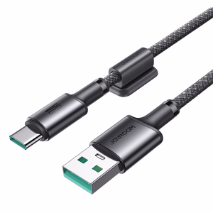 Кабель Joyroom S-A50 Unlimited Series 3A USB-A - USB-C с магнитным органайзером 1,2 м - серый