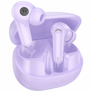 HOCO belaidės ausinės bluetooth TWS EQ23 violetinės