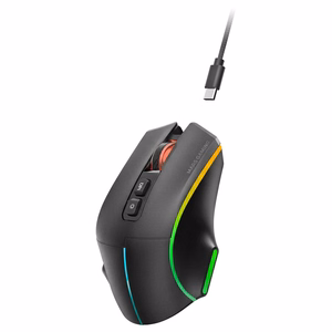 Mars Gaming MMWVECTOR kompiuterio pelė Žaidimams Dešinės rankos RF Wireless + Bluetooth + USB Type-A Optinis 12000 DPI