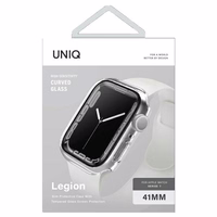 Uniq dėklas Legion Apple Watch Series 7/8/9 41mm skaidrus