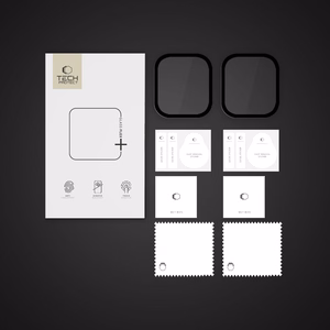 Apsauginis stiklas Tech-Protect Glass Flex+ 2-pack hybrid glass skirtas Huawei Watch Fit 3 / 4 - juodas