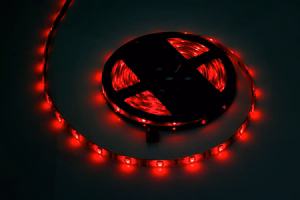 Rebel RGB LED juosta, 5 m, 150× 5050 SMD, atspari vandeniui, balta PCB