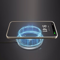 Wozinsky 15W belaidis Qi2 indukcinis įkroviklis - juodas