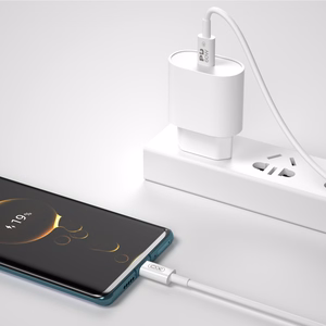 XO kabelis NB-Q190A PD USB-C - USB-C 1,0 m 60 W baltas