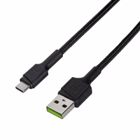 Green Cell KABGC30 USB kabelis USB 2.0 1,2 m USB C Juoda