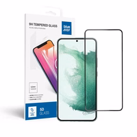 Apsauginis stiklas Blue Star - SAMSUNG Galaxy S23+ pilnas paviršius (pilnas klijavimas/draugiškas dėklui) - juodas Apsauginis stiklas Blue Star
