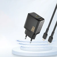 Dudao A26 PD20W GaN USB-C įkroviklis – juodas