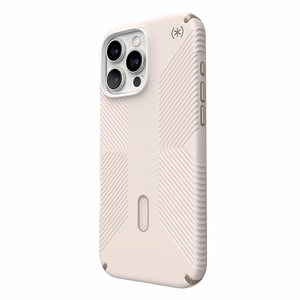 Speck Presidio2 Grip ClickLock & MagSafe dėklas, skirtas iPhone 16 Pro Max, „Bleached Bone“ / „Heirloom Gold“ / „Hazel Brown“