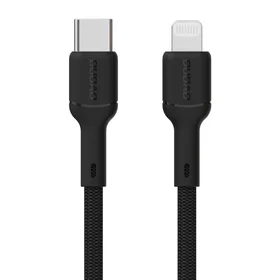 Dudao L9X 30W USB-C - Lightning kabelis 2m - juodas