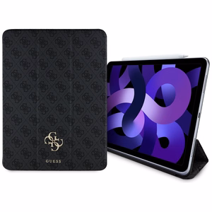 Guess GUFC13RM24PS4SGK iPad Air 13" 2024 juodas/juodas Magnetinis 4G Didelis Logotipas