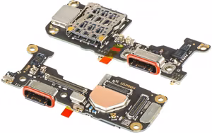 Гибкий шлейф Xiaomi 15T Pro с разъемом зарядки и микрофоном, контактом SIM-карты оригинал (service pack)