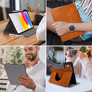 Tech-Protect Fleece deklas, skirtas iPad 10.9 10 / 2022 / 11 11 / 2025 - Rudas