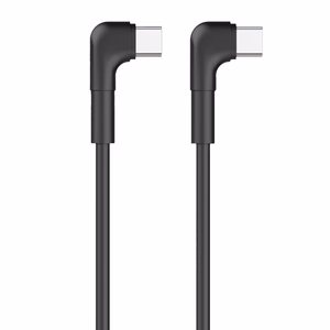 Maxlife MXUC-09 угловой кабель USB-C - USB-C 1,0 m 60W черный
