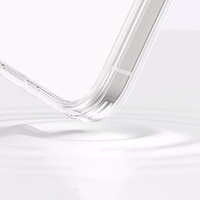 AmazingThing Minimal dėklas iPhone 16 Plus silikoninis dėklas - skaidrus